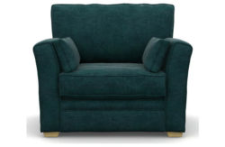 Heart of House Malton Fabric Cuddle Chair - Ocean